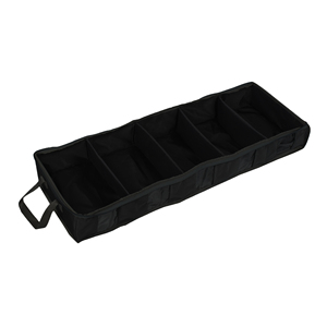 Large Black Polyester Fabric Dust Proof Storage Bag for Shoes Under Bed Clothes Shoe Storage Organizer