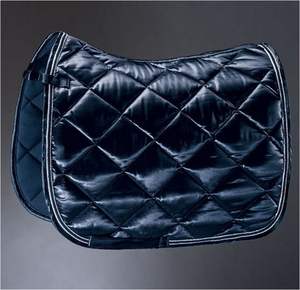 Sous-selles de cheval anglais pour dressage et course, broderie, motifs de couleurs personnalisés, matériau Rexin, rembourrage en polyester, polycoton - Product Image 2