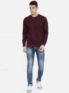 Sudadera Vintage para Hombre, Cuello Redondo, 100% Algodón, 280GSM, Felpa Gruesa, Hombros Caídos, Estilo Holgado, Ropa de Calle, Invierno, Casual, Proveedor OEM - Product Image 3