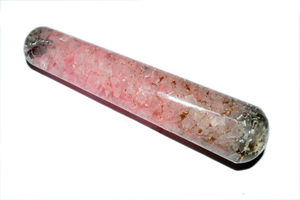 Varitas de Masaje de Orgón de Cuarzo Rosa de Buena Calidad: Varitas de Masaje de Orgón de Cuarzo Rosa Lisas en Venta - Product Image 2