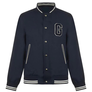 Unisex Custom Coated Button <b>Varsity</b> Baseball <b>Jacket</b> Breathable Men's Winter Bomber Style Stand College Letterman Available 3XL - Product Image 1