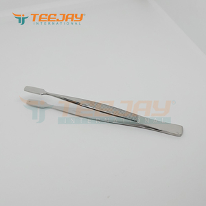 Pinzas de Acero Inoxidable Pulido Plateado para Coleccionistas de Sellos/Monedas/Vidrio, Punta de PVC, 12.5CM de Longitud, Manipulación Sensible para Laboratorio - Product Image 3