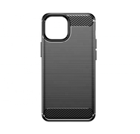 Fabrication d'étuis de téléphone en fibre de carbone, coque de téléphone en TPU givrée pour iPhone 13, coque antichoc pour iPhone 14 Pro