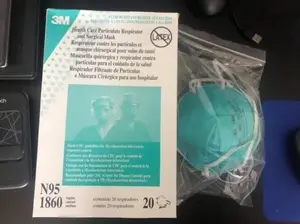 Wholesales 3M 1860 N95 Particulate Respirator Face Mask