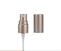 Flacon en verre transparent écologique de 10 ml avec pulvérisateur à pompe en aluminium et tube à capuchon long, mini flacon de parfum vide en verre