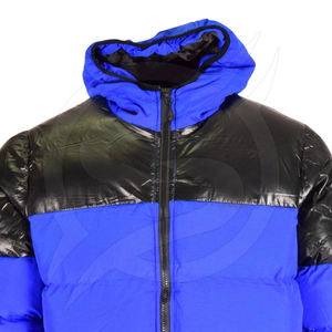 Veste matelassée sur le devant pour homme, blouson décontracté de haute qualité, avec capuche et coquille polie, personnalisé - Product Image 4