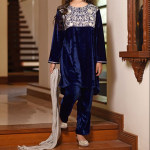 NOUVEAU travail ÉLÉGANT sur KURTA, ROBE PANTALON AVEC BELLE BRODERIE ZARDOZI TRAVAIL pour Fête/DAILY BASE @ 2024 - Product Image 1