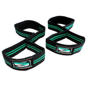 สายยกน้ำหนักคุณภาพดีที่สุดรูปที่8สายรัดข้อมือ Dead-Lift สำหรับดึงออกกำลังกายเพาะกายรูปที่8สายรัด - Product Image 2