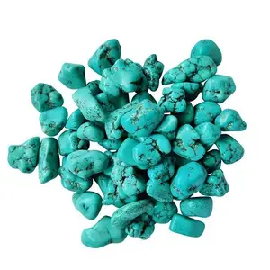 Wholesale High Quality Natural Turquoise Tumble Stone For Healing Home Decoration From India