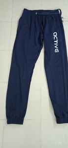 กางเกงวิ่งกีฬาลำลองของผู้ชายกางเกงออกกำลังกายฟิตเนสฤดูใบไม้ผลิฤดูใบไม้ร่วงกางเกงกีฬายืดเอวยางยืดสีดำตรง - Product Image 3