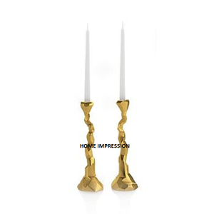 Bougeoir à bougie vintage en métal de grande taille Designer Nouveau bougeoirs modernes Bougeoir à bougie chauffe-plat pour la maison Hôtel Restaurant Fournitures - Product Image 5