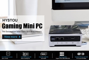 HYSTOU precio de fábrica 19V 7A Juegos PC Core i7 7820HK Intel Nuc computadora de escritorio - Product Image 3