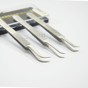 แหนบต่อขนตาส่วนบุคคลปลายสแตนเลสแบบยึดแข็งแรงใช้งานง่าย - Product Image 6