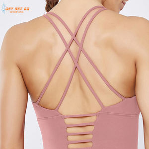 Sujetador de Gimnasio Profesional personalizado para mujer para deportes, ligero, transpirable, de talla grande, sujetador para Fitness y correr, nuevo Yog - Product Image 3