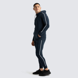 Logo personnalisé OEM Ensemble de jogging unisexe en coton/polyester écologique et respirant Vêtements de sport Survêtement Vêtements de sport d'hiver pour adultes - Product Image 1