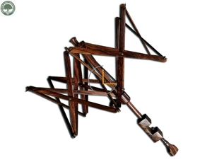 DECOR N UTILITY CRAFTS Luxury Handmade Craft <b>Weaving</b> Loom <b>Kit</b> Wooden Yarn Swift Knitting Tool-Natural Finish Yarn Making Boll - Product Image 2