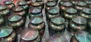 ทองเหลือง RAKU เผาศพสัตว์เลี้ยงขนาดใหญ่ URN อุปกรณ์งานศพ Brassworld อินเดีย - Product Image 4