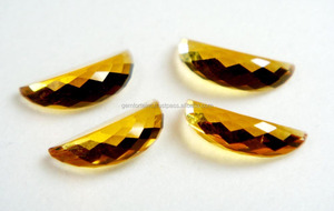 หินซิทรินกึ่งมีค่าทรงกลมทรงรีหลายล้านล้านชิ้นทำจากแร่ซิทรีนจากธรรมชาติ - Product Image 4