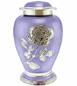 <b>Casted</b> Funeral Ashes Green Colored Enamel Adult <b>Hand</b> Crafted Cremation Funeral Urn at Inexpensive Price - Product Image 4