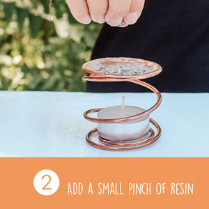 Quemador de resina de incienso, quemador de incienso de cobre, difusor de Aroma, hecho en Italia, precio al por mayor - Product Image 4