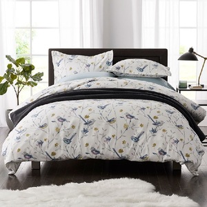 Relooking durable 250 TC 100% coton brodé biodégradable 108x108 housses de couette avec toucher et confort respectueux de la terre - Product Image 5