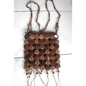 Лучшая модель, сумка через плечо из кокосовой скорлупы в тайском стиле по сниженной цене