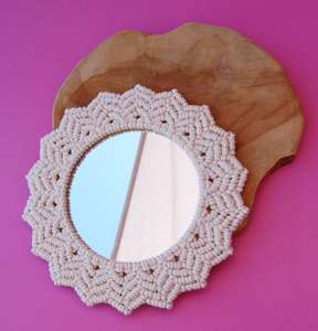 High Quality Macrame <b>Mirror</b> - Product Image 1