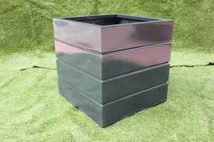 Indian Manufacturer's Classic FRP <b>Square</b> Axis Diamond for Office Home Outdoor Hotels Malls Decoration Flower <b>Pots</b> Planters - Product Image 2