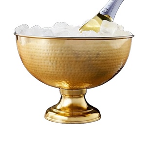 GOLD HAMMERED <b>CHAMPAGNE</b> <b>BUCKET</b> - Product Image 1