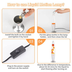 2021 Promotion Colorful Novelty Led USB Large <strong>Bulb</strong> <strong>lava</strong> <strong>Lamp</strong> - Product Image 3