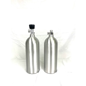 تايوان 1.0L الألومنيوم CO2 اسطوانة غاز خزان ماء بدون صمام - Product Image 2