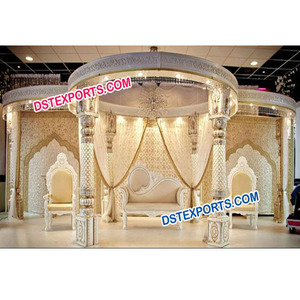 Grand Mandap de Mariage, Mandap de Mariage Indien du Sud, Mandap en Fibre de Cristal, Prix d'Usine, Vente en Australie - Product Image 1