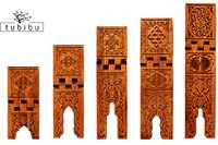 Support de livre de prière nautique européen vintage, présentoir pour Coran et Rihal, boîte en bois gravée à la main, art de table musulman pour le Ramadan