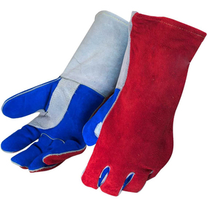 ถุงมือเชื่อมหนังวัวแท้สำหรับผู้ชายและผู้หญิง แฟชั่นปี 2025  ถุงมือเชื่อมกันลื่นหนังแท้ PU แบบกำหนดเองได้  สำหรับทุกเพศ - Product Image 6