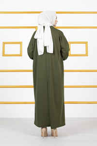 Abaya — robe Hijab à manches courtes, vêtements islamiques, robes turques modestes mode, tunique Hijab, nouvelle collection - Product Image 4