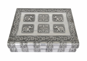 CAJA DE REGALO DE JOYERÍA DE MADERA DE PRIMERA CALIDAD CON APARIENCIA ANTIGUA, CAJA DE JOYERÍA PARA NOVIA PARA REGALO DE BODA - Product Image 5