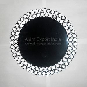 Placa de cargador de cuentas de cristal plateado de 3 capas - Product Image 5