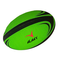 Ballons de rugby gonflables en PVC PU bon marché avec logo personnalisé promotionnel