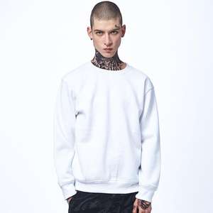 Adultos Top Trending Streetwear Huddle Sudadera Mock Neck color sólido Manga larga Sin capucha Sudaderas - Product Image 4