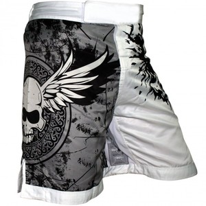 4-WAY STRETCH WOVEN FABRIC 300G 100% POLYESTER DIGITAL PRINT CUSTOM MMA <b>GRAPPLING</b> TRAINING <b>SHORTS</b> - Product Image 1
