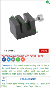 สายนาฬิกาจับรองเครื่องมือเครื่องประดับ GS2029C ขนาดใหญ่พิเศษสำหรับนักอัญมณี - Product Image 2