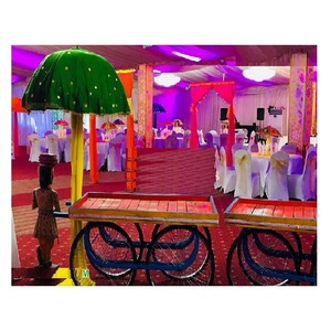 <b>Decorative</b> Food Carts for <b>Mehndi</b> Event Food Stall <b>Decor</b> Rehdi for <b>Mehndi</b> Celebration <b>Decorative</b> Rehdi Style Wedding Food Stall - Product Image 1
