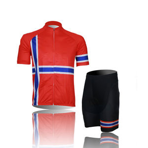 Traje de Ciclismo de manga corta, traje ligero y transpirable con logotipo personalizado, talla grande, para verano - Product Image 4