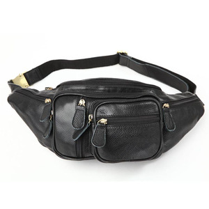 High Quality Custom Made Cheap Price Leather Mini Waist Bag for Unisex by Standard International - Product Image 5