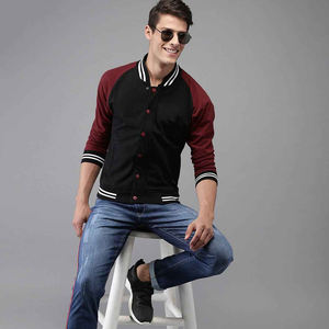 Chaqueta Universitaria para Hombre, Nueva, Económica, en Oferta, Cuello Alto, Lana Ecológica, para Invierno, Gimnasio, Moda - Product Image 4