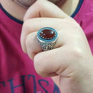 925K Sterling <b>Silver</b> Design <b>Men</b> <b>Ring</b> - Product Image 2