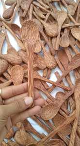 Cuillère de service et de cuisson en bois cuillères marron en bois ustensile de cuisine, cuillère en bois, cuillère de cuisson 99GD - Product Image 3