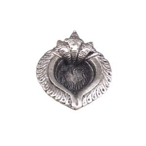 Diwali-Diya de Metal blanco y aluminio para decoración del hogar, accesorio decorativo religioso hecho a mano con acabado antiguo - Product Image 4