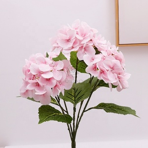 QiHao Vero Tocco di Lattice <span class=keywords><strong>Blu</strong></span> Bianco Rosa Verde Artificiale Flowerb Ortensia per la Casa Decorazione di Cerimonia Nuziale - Product Image 2