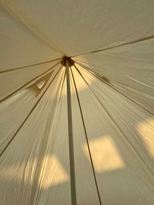 Tienda de campaña de lujo, lona de 100% algodón, impermeable, con campana de Glamping, 3M/4M/5M/6M - Product Image 4